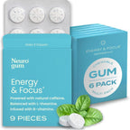 Mint Flavored Energy Caffeine Gum