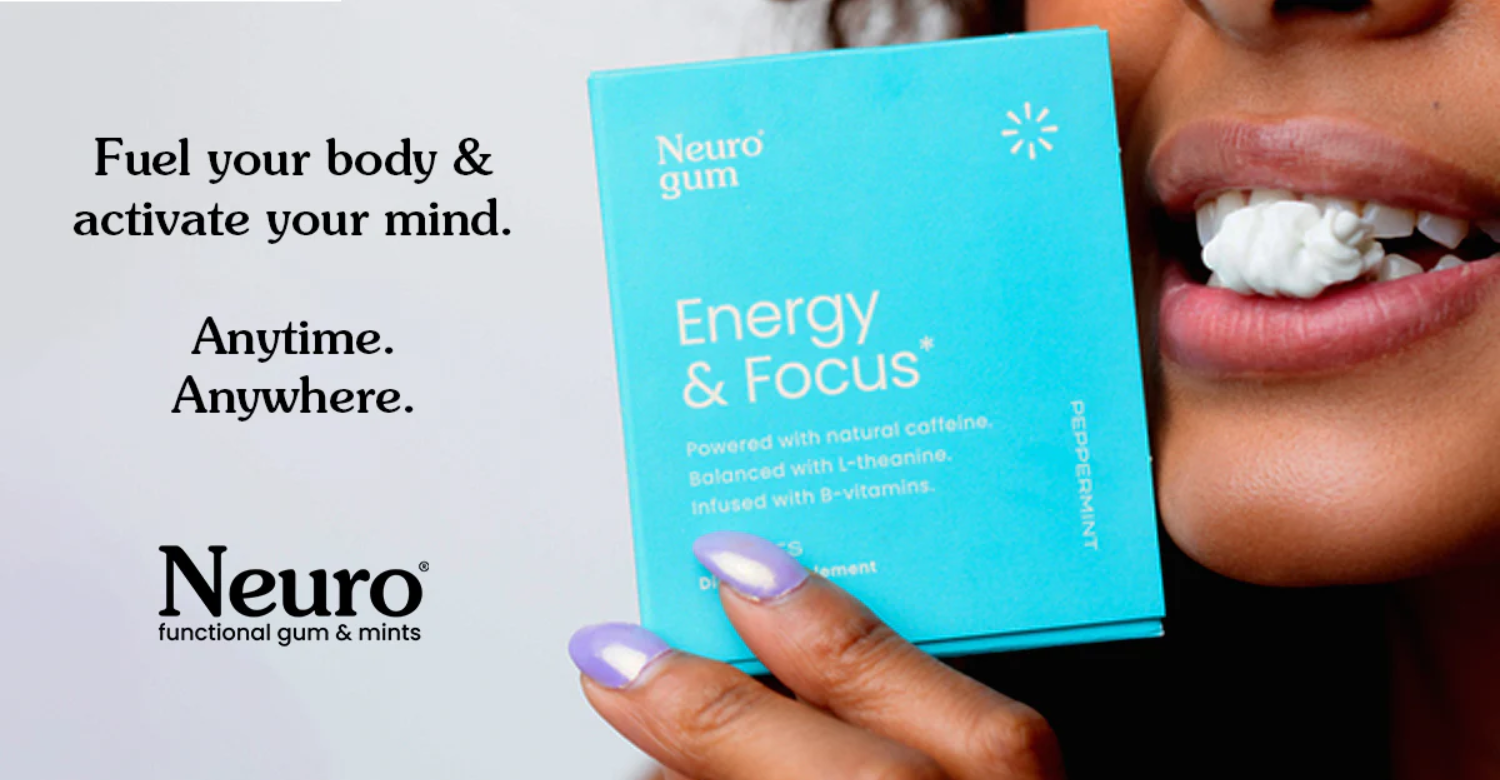 Mint Flavored Energy Caffeine Gum