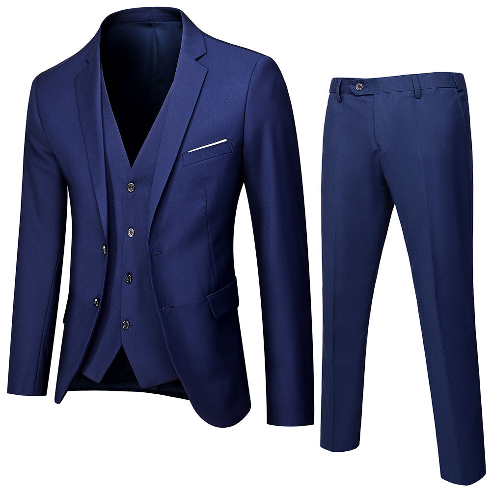 Men’s Premium 3-Piece Slim Fit Suit – Elegant Formal Set