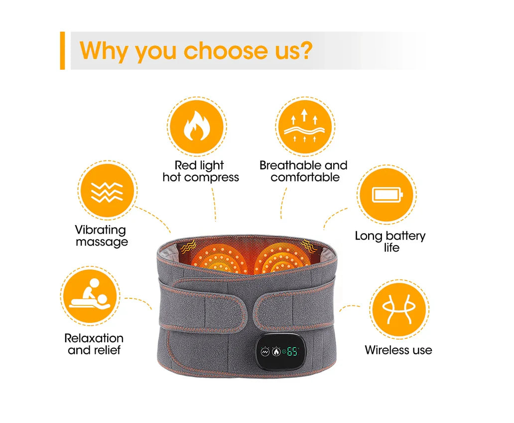 Heated Back Massager Belt